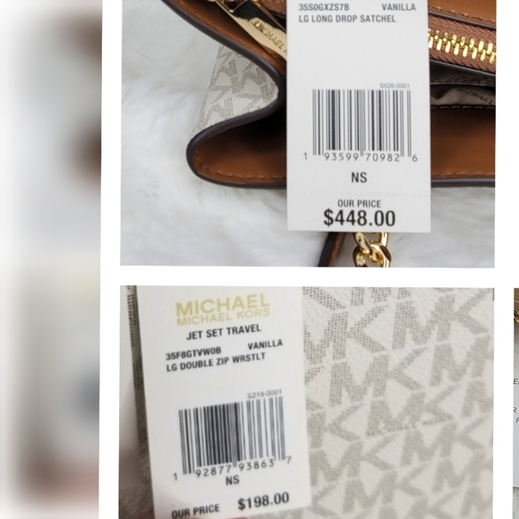 NWT Michael Kors 2 SET Shoulder Bag Purse Wallet Designer - Picture 6 of 13